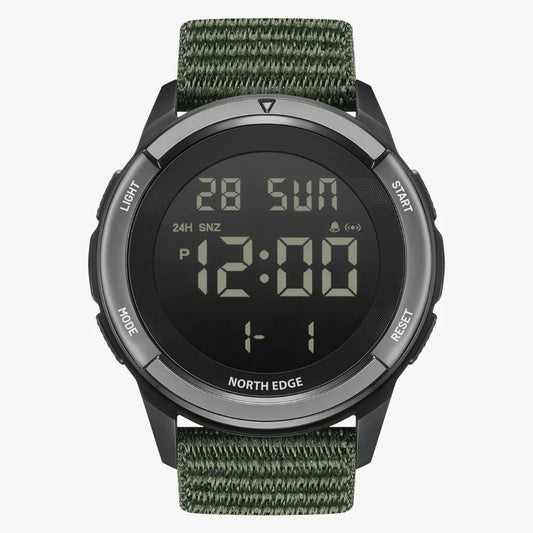 NorthEdge 45 — Digital Carbon Fiber Field Watch for Extreme Adventure