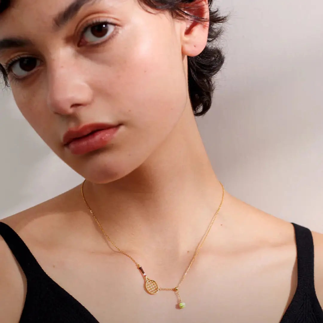 Tennis Racquet Necklace