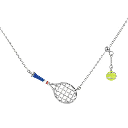 Tennis Racquet Necklace