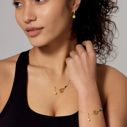 Tennis Racquet Necklace