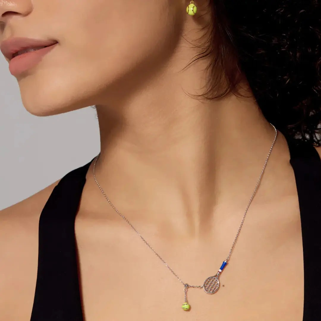 Tennis Racquet Necklace